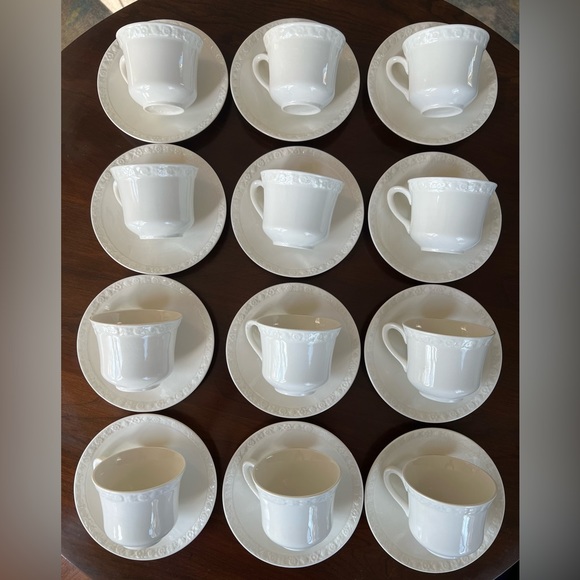 Wedgwood & Co. Ltd “Hedge Rose” Pattern Cup & Saucer , 12 Quantity - Picture 10 of 11